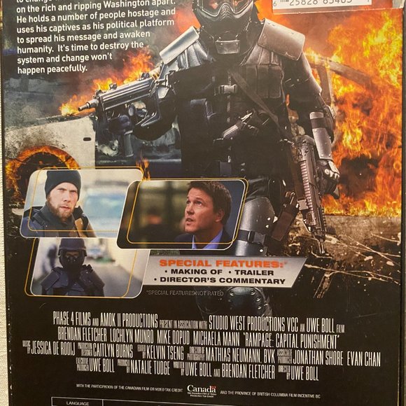 4 MOVIES THE PURGE ANARCHY, SUICIDE SQUAD, RAMPAGE CAPITAL PUNISHMENT, A SCANNER - Picture 8 of 9